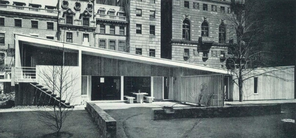 breuer House in the Museum garden MoMA 1949 - Domus