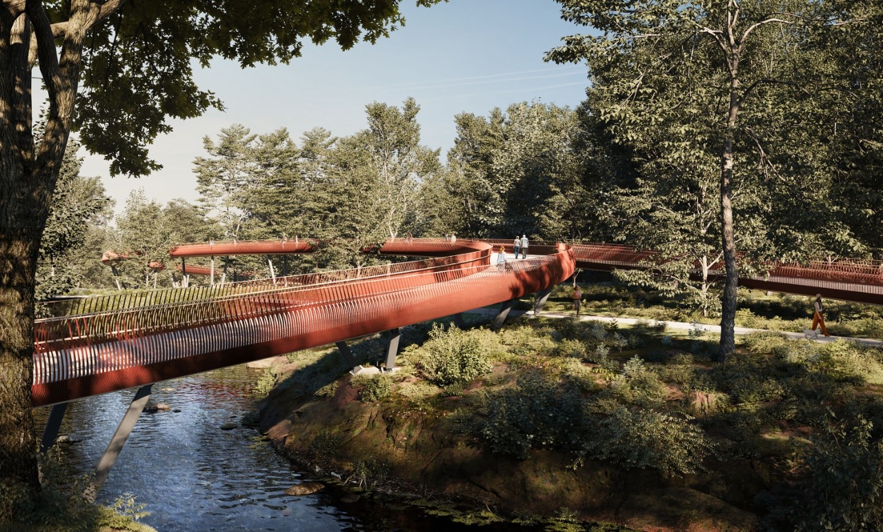 A 300 Meter Long Pedestrian Bridge Will Run Through Sofias South Park