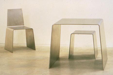 Scott Burton, Steel Furniture, 1978. Photo Wexner Center for the Arts