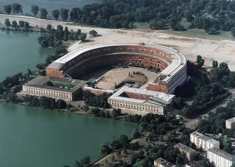 Even in its unfinished state the Congress hall, based on the Colosseum, is huge. The plan was to roof it, and provide 50,000 indoor seats