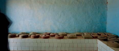 Landmines on display at the War Museum of Rabouni (Algeria)