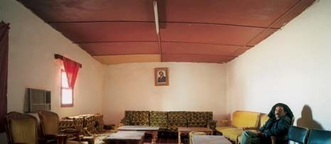 Official reception room of the Smara refugee camp (Algeria)