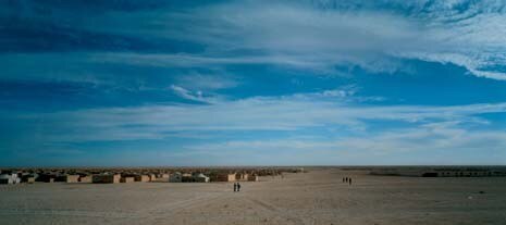 Since the end of 1975, 200.000 Sahrawian refugees
have been living in the camps 
of desert in Western Algeria
