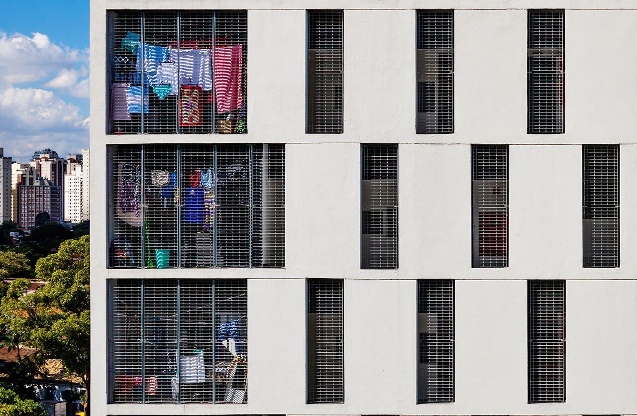 View from the Favela Jardim Panorama to the building complex of Cidade