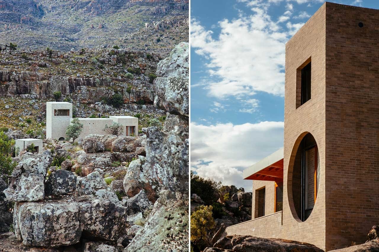 Wolff Architects, House in the Mountains, Cederberg, South Africa. Top and above: Photo © Heinrich Wolff