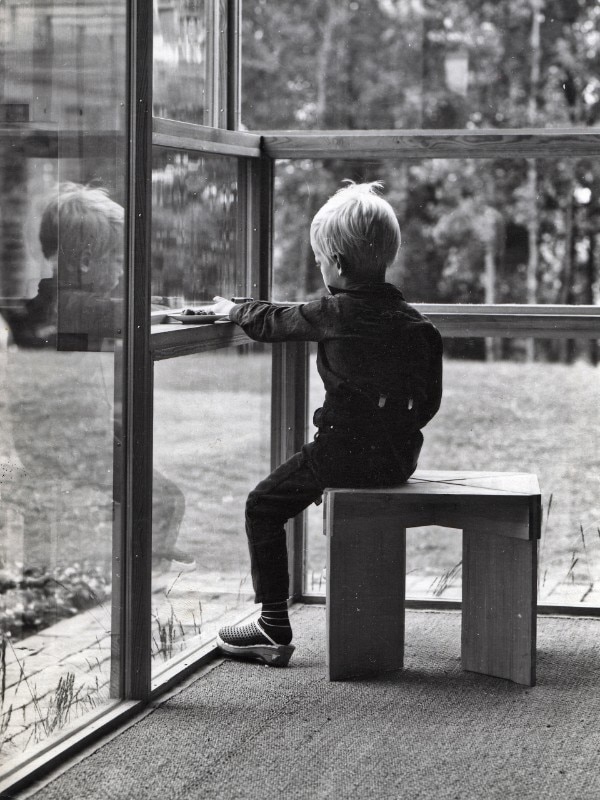 Sverre Fehn, Villa Norrköping. Foto Teigens fotoatelier, 1964