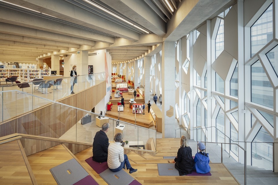 Snøhetta and Dialog, Calgary's Central Library, Calgary, Canada, 2018. Photo Michael Grimm 