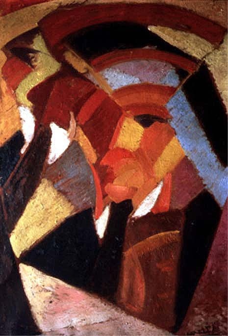 Achille Funi, <i>Figura cromatica</i> (Chromatic figure), 1914