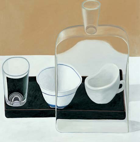 Optical illusion recreates the object’s image in the oil painting <i>Untitled</i>, 2001