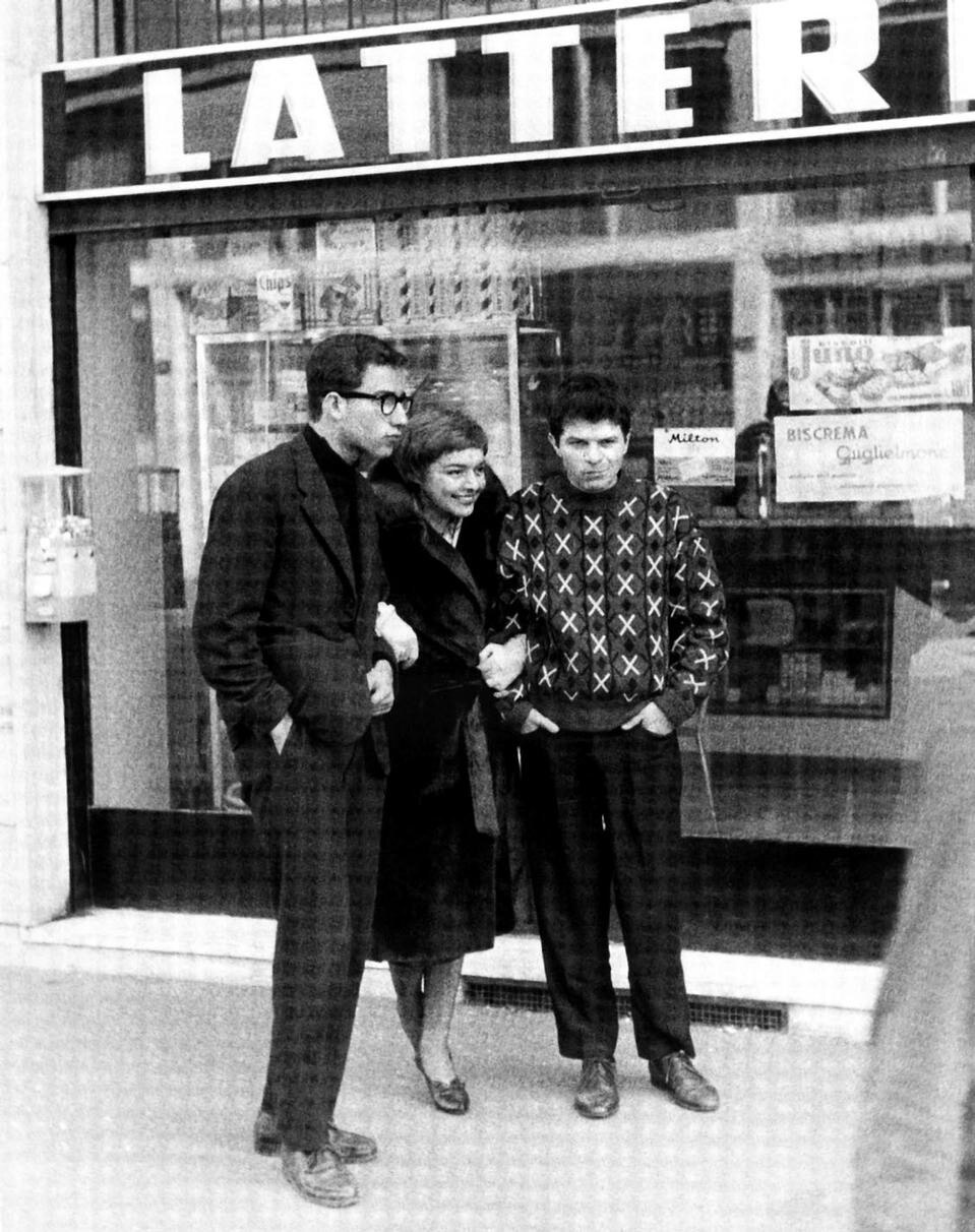 Gregory Corso (seen here with Paolo Lionni) 