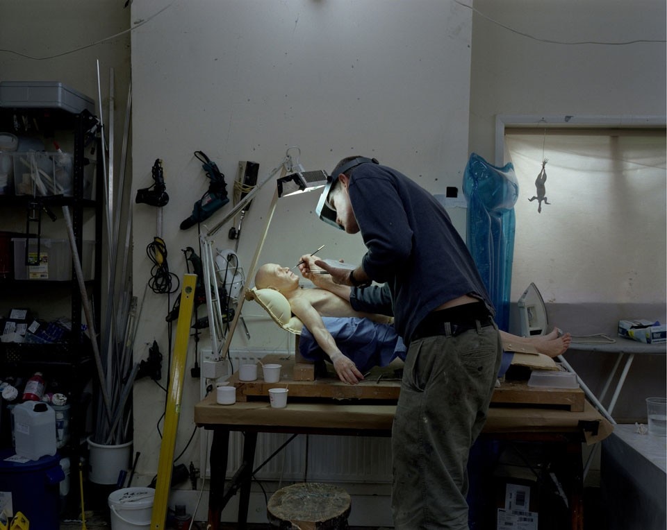 Ron Mueck's studio