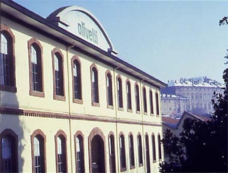 The offices of Olivetti Canon Industriale at Agliè