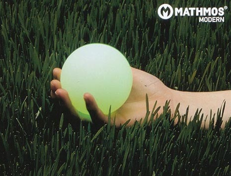 Mathmos: by pushing a button in the soft silicone, you can get "Bubble” to shimmer forth in colour