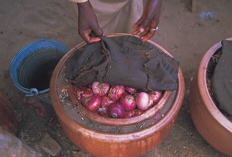 Pot-in-pot cooler. Designer: Mohammed Bah Abba 
Manufacturer: local workshops, 
Nigeria, 1995