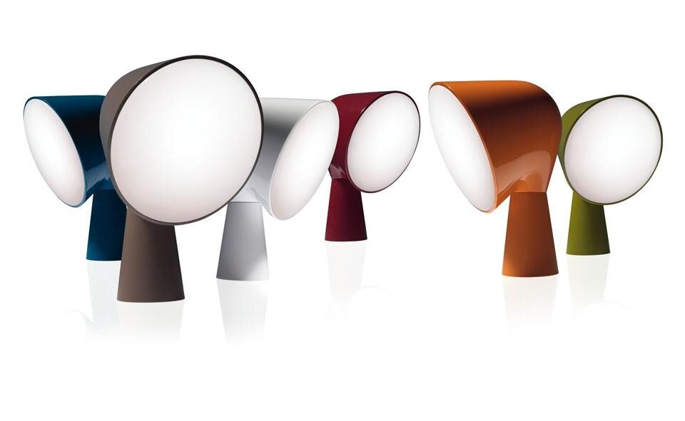 Binic, designed by Ionna Vautrin, 2010. Table lamp with ABS base and polycarbonate projector. 