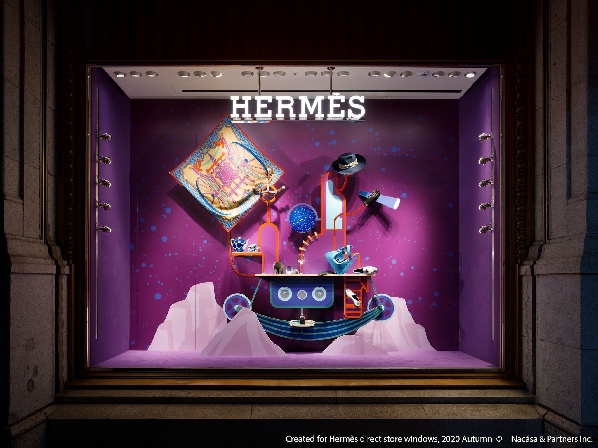 The Curious Positive Machines Of Hermes Japanese Shop Windows Domus