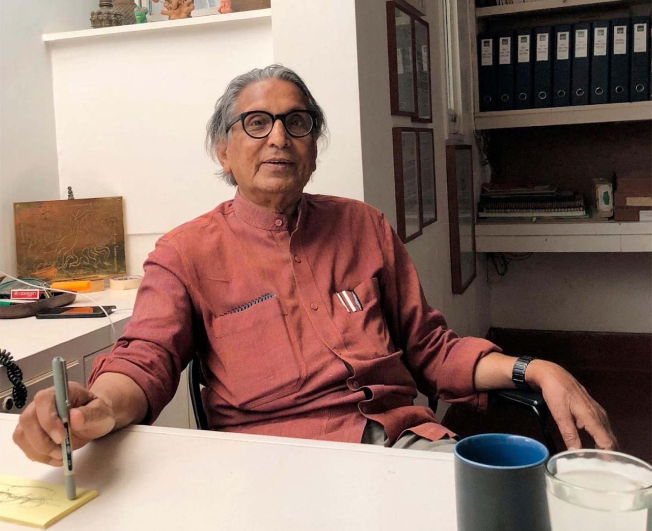 Farewell to Pritzker Prize winner Balkrishna Doshi (1927-2023) - Domus