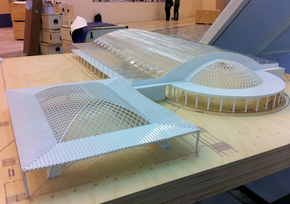 Model (produced by NerViLab) of the Turin Exhibition Hall