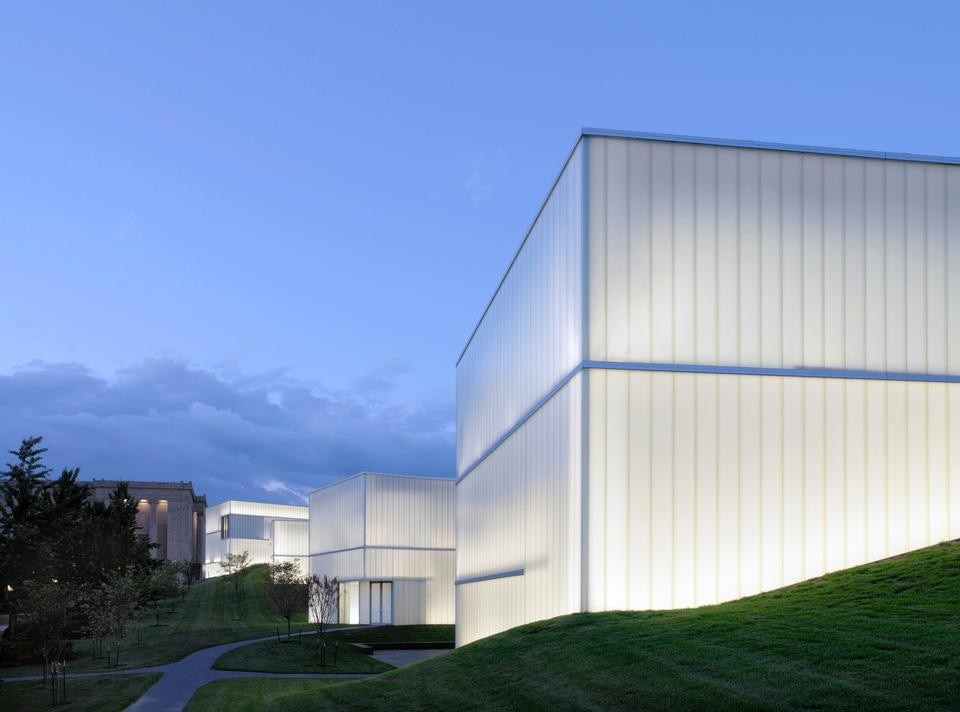 Nelson-Atkins Museum of Art Bloch Building in Kansas City, Missouri, photo by Andy Ryan.