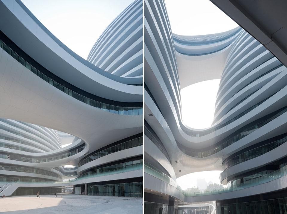 Zaha Hadid, Galaxy Soho, mixed-use commercial
Building (Office & Retail), Bejing, China 2012