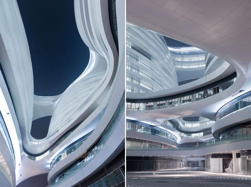 Zaha Hadid, Galaxy Soho, mixed-use commercial
Building (Office & Retail), Bejing, China 2012