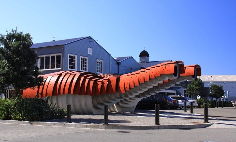 Top and above: Studio Pacific Architecture, <em>Kumutoto Toilets</em>, Wellington, New Zealand, 2011