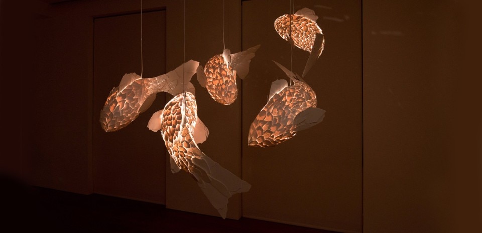 Frank Gehry. Fish Lamps
