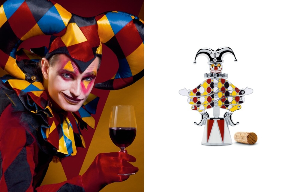 Marcel Wanders, The Jester, corkscrew in 18/10 stainless steel. Limited edition of 999 numbered copies and 9 artist's proofs