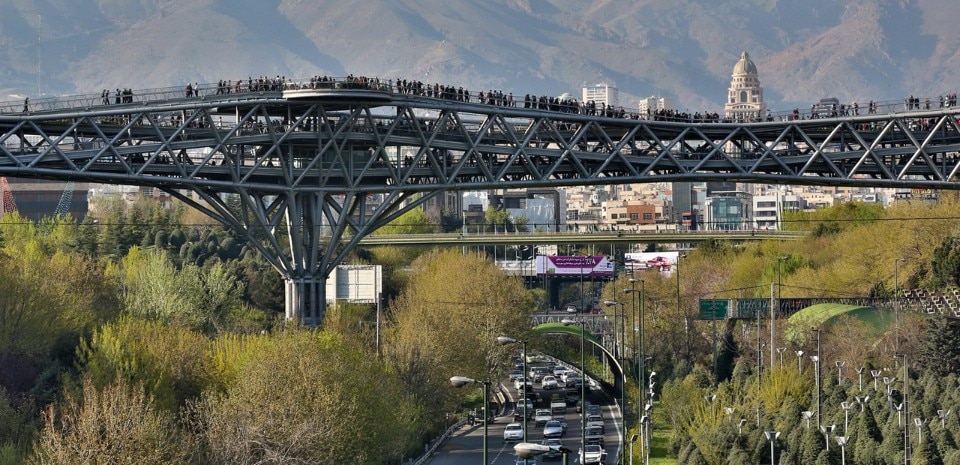 Diba Tensile Architecture, Tabiat Pedestrian Bridge, Teheran, 2014