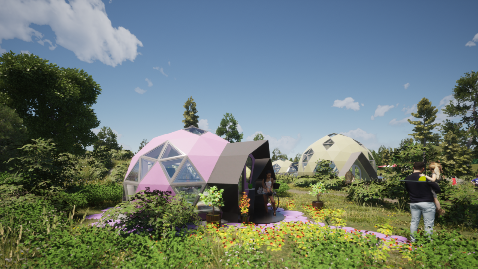 La favolosa cupola geodetica sostenibile che ruota per sfruttare