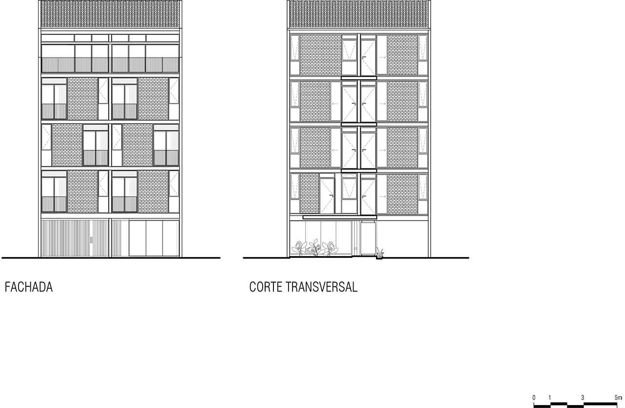 Prefabricated modules form brick facade of Buenos Aires apartment block ...