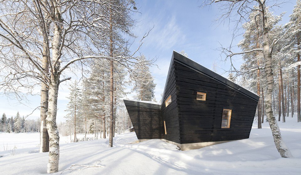 Arctic Sauna Pavilion di Toni Yli-Suvanto Architects in Finlandia