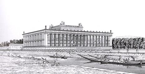 Altes Museum, Berlino. Immagine da: K. F. Schinkel, Sammlung architektonischer Entwürfe