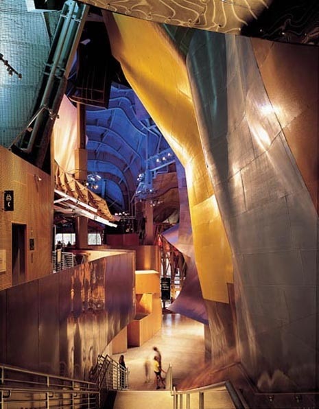 Experience Music Project. Photo Lara Swimmer/Esto, Domus 829/00