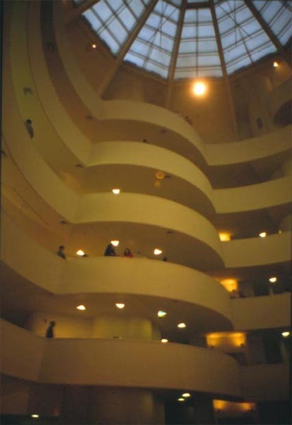 F. L. Wright, Guggenheim Museum, New York, 1943-59. Foto L. Basso Peressut