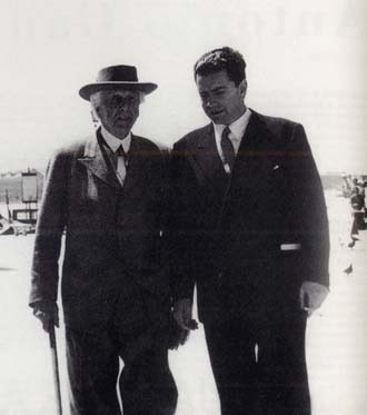 Frank Lloyd Wright con Bruno Zevi