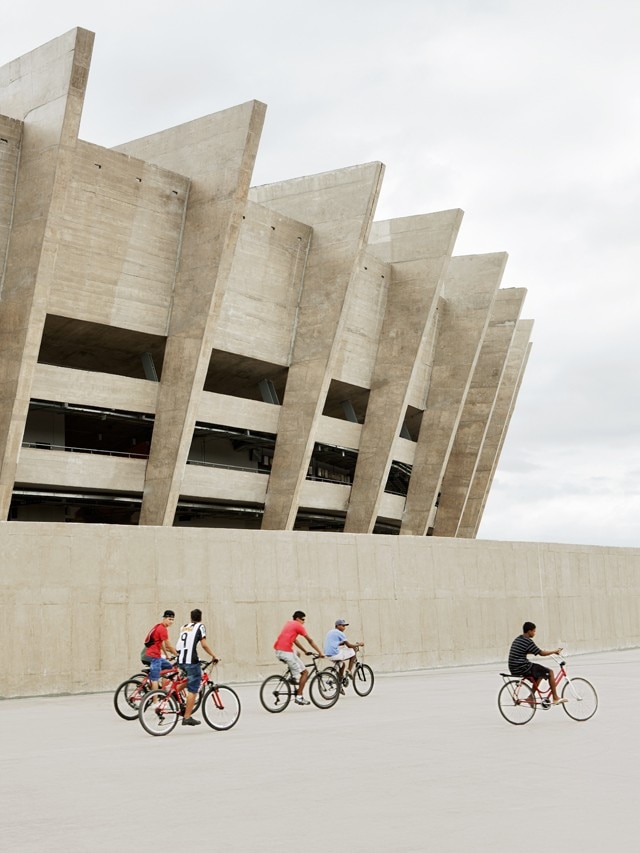 gmp, Gustavo Penna Arquiteto, Schlaich Bergermann und Partner, Estádio Mineirão (Estádio Governador Magalhães Pinto), Belo Horizonte, Brazil