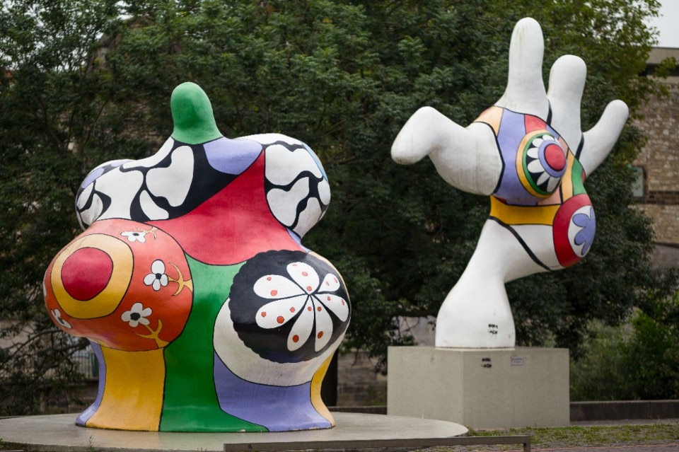 Nanas by Niki de Saint Phalle, Leibnizufer, Hannover, Germany. 