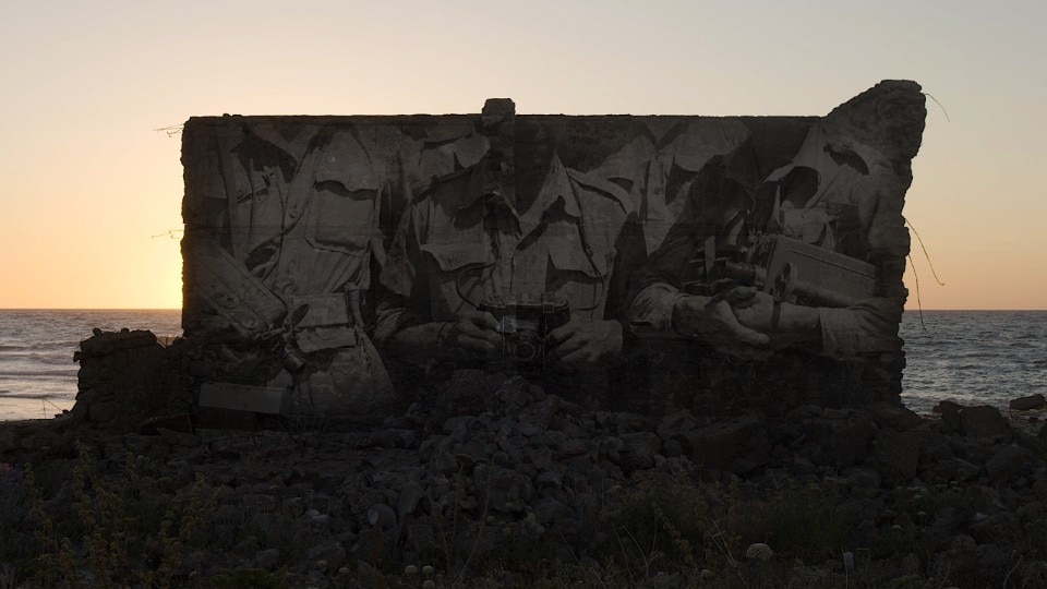 Masbedo, Pantelleria, 2022, Single channel video installation with stereo sound. Courtesy The Artists, In Between Art Film Foundation, Manifesta15