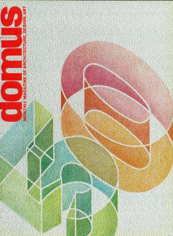 Bozzetto per il manifesto dei “50 anni di Domus” ideato da Bob Noorda/Unimark International. (Domus 592, marzo 1979)