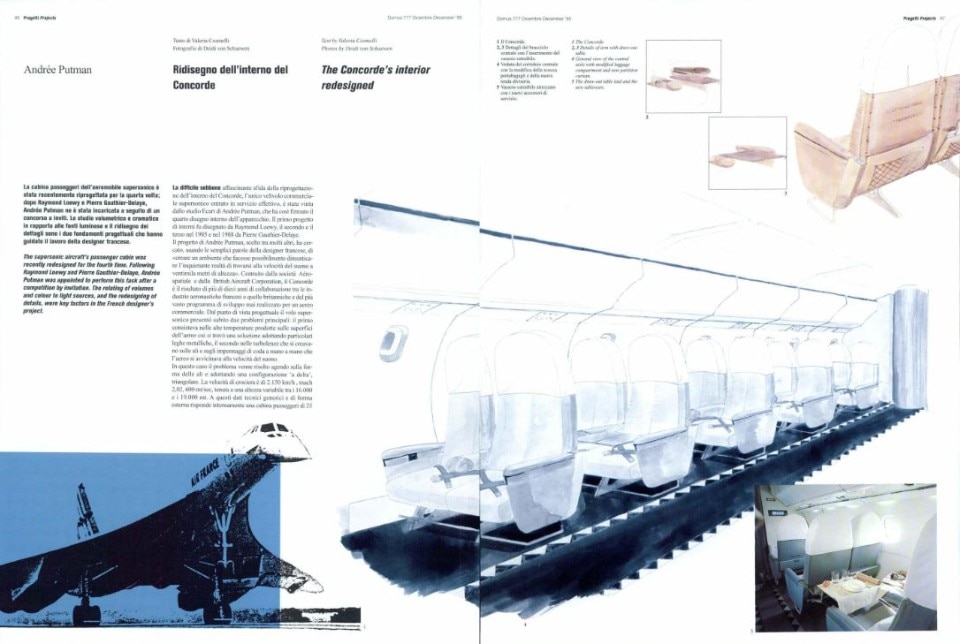 Interni del 777 della British Airways