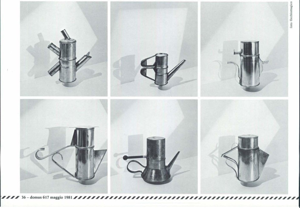 Two coffee pots by Riccardo Dalisi: redesigning a ritual, on Domus