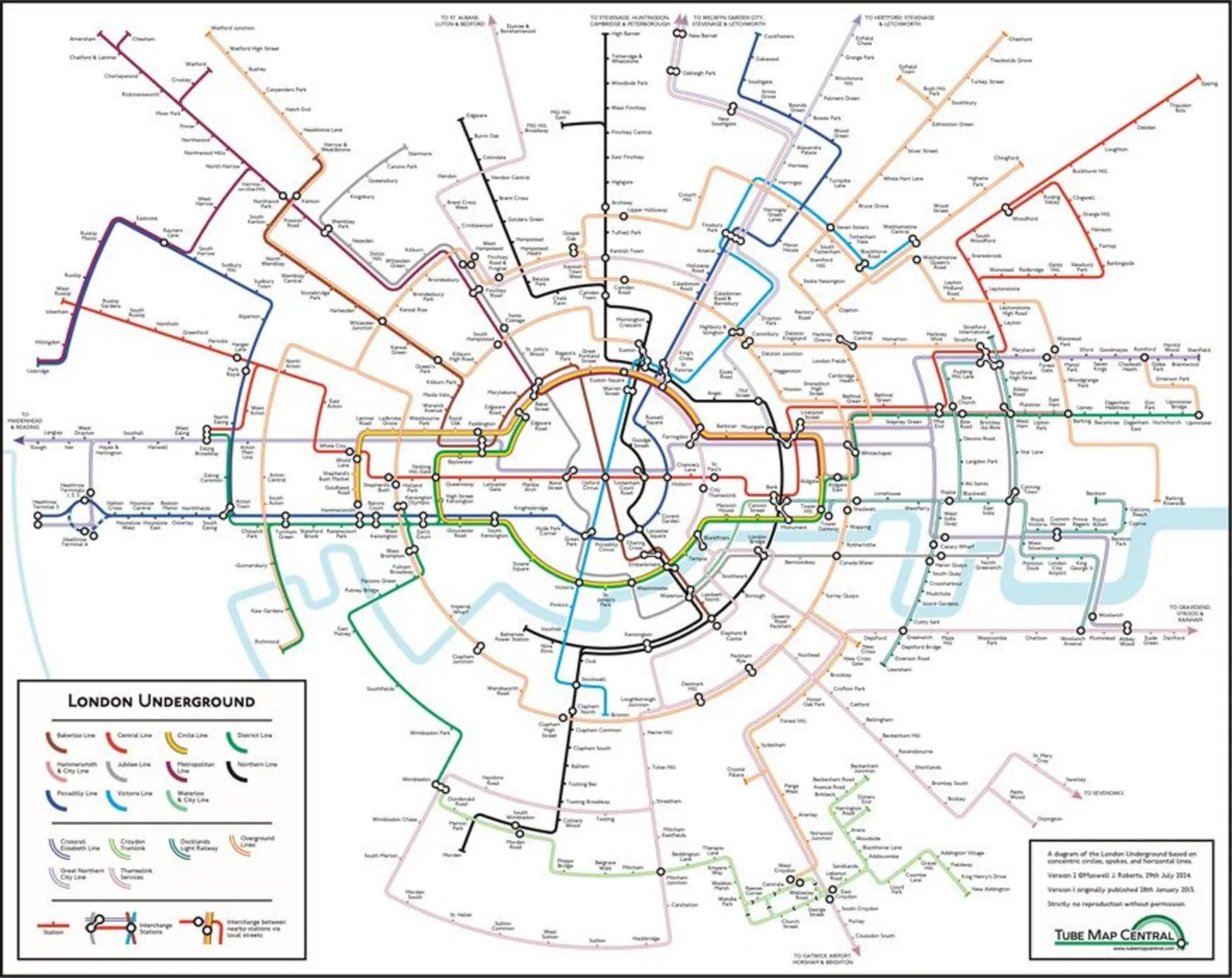 New version of the London Underground map has gone viral - Domus