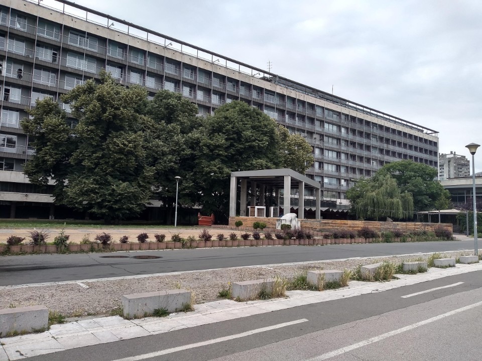 Hotel Jugoslavija, Belgrade, Serbia 1969. Photo Milica Buha from wikimedia commons