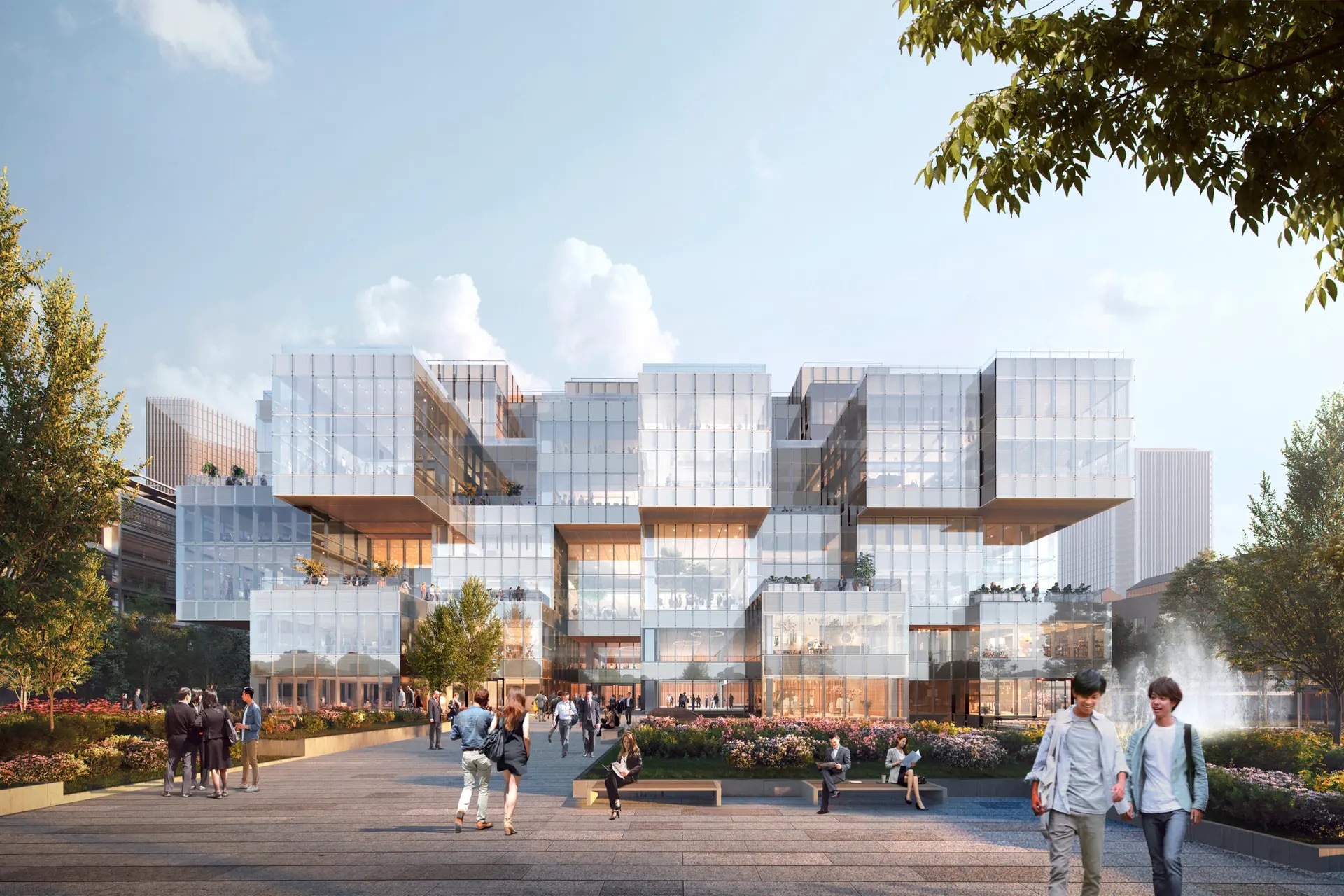 SOM designs Alibaba’s new cloud-shaped HQ in Shanghai - Domus