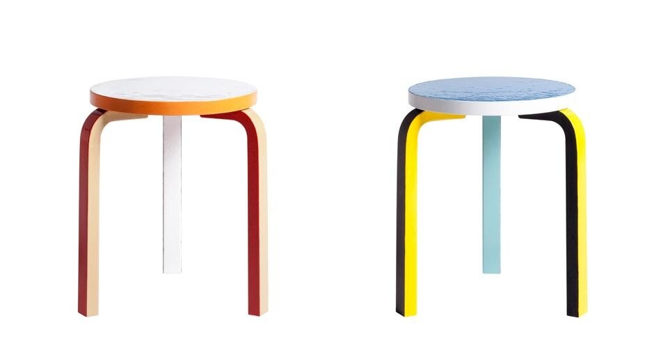 Mike Meiré, reinterpretazione dello <i>Stool 60</i> di Alvar Aalto per Artek