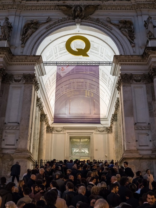 Quadriennale d’arte, Altri tempi, altri miti, ingresso al Palazzo delle Esposizioni, 2016