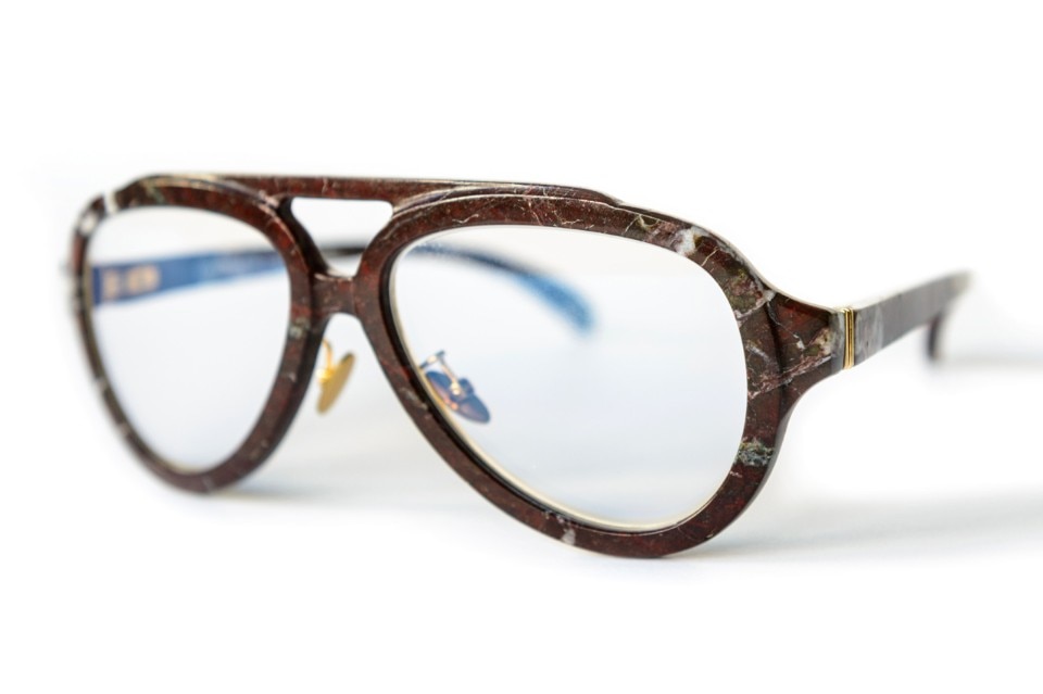 Budri Eyewear, modello Palladio Rosso Levanto