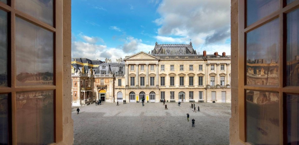 Dalle finestre del ristorante Ore - Ducasse au château de Versailles