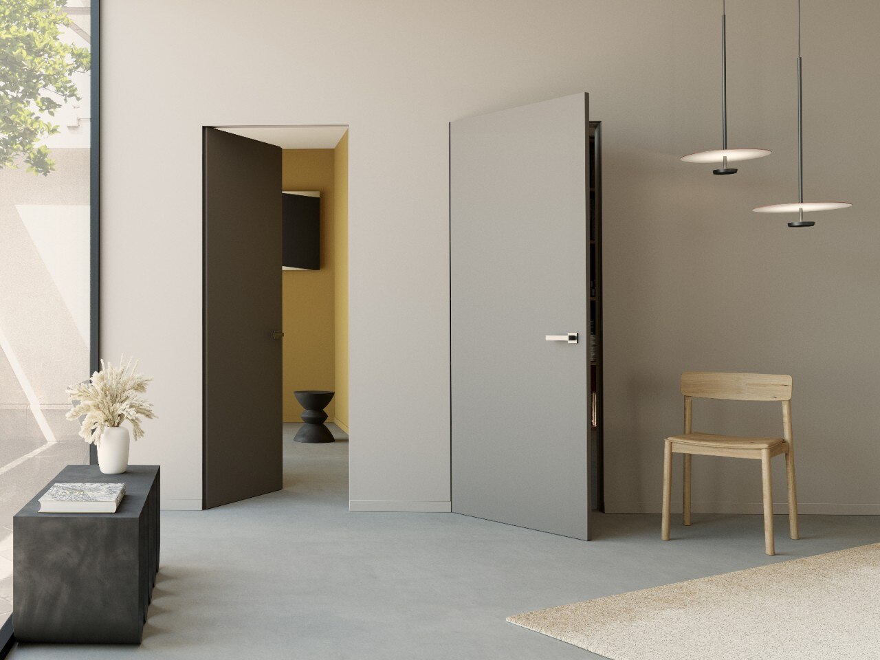 Reversa 44, the new flush-to-wall reversible solution from Protek - Domus